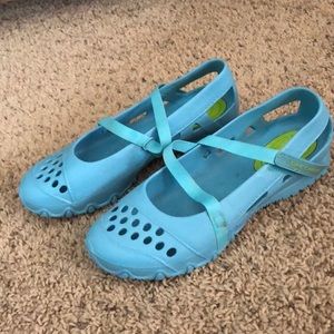 Sketchers waterproof slip on shoes